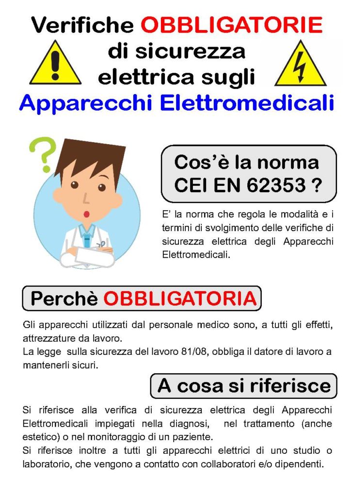 Sintesi verifiche elettromedicali - pagina 1